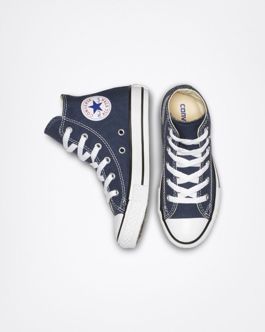 Tenisi Inalti Baieti Converse Chuck Taylor All Star Clasici Bleumarin | RO YZ0CR190